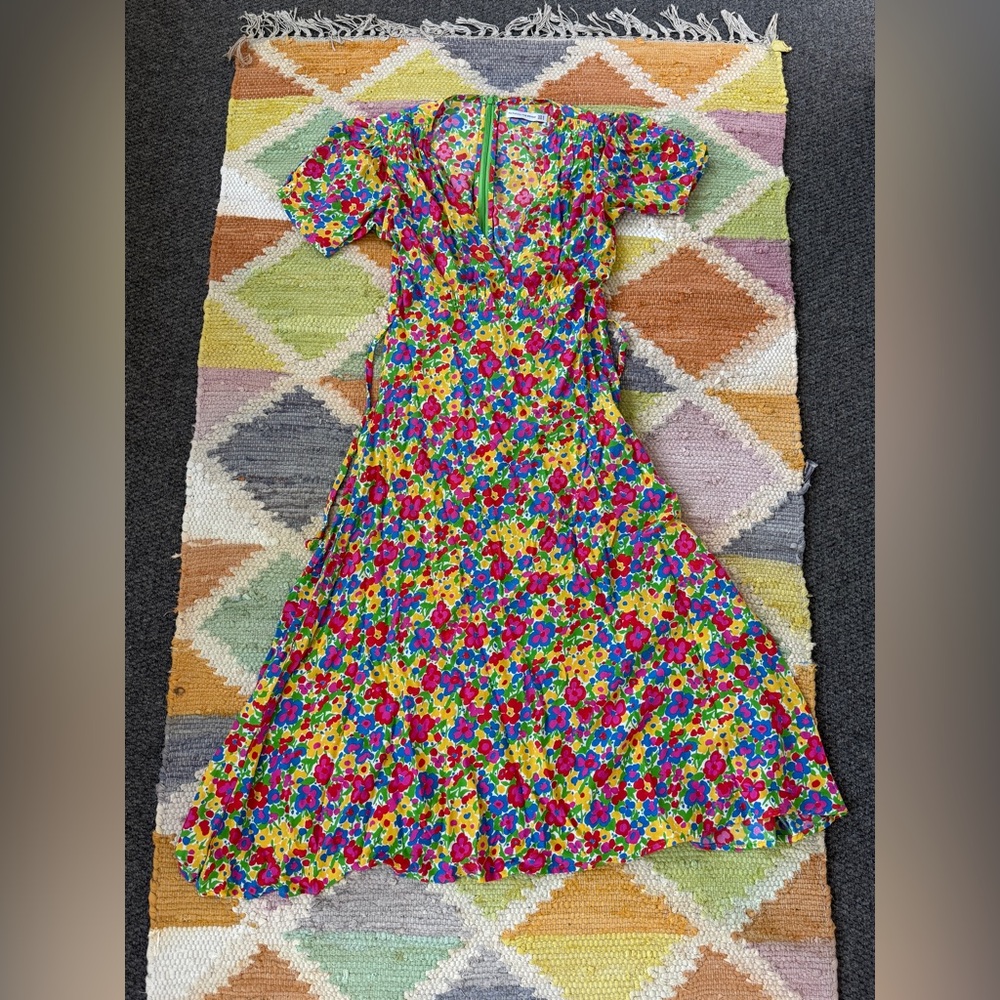 Faithfull the Brand Multicolor Floral Midi Dress - Picture 5 of 12
